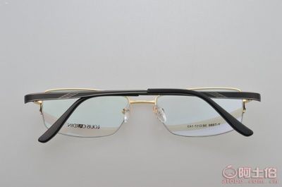 【路易卡丹批发超轻弹性漆眼镜架男商务金属合金平光镜眼镜框厂家直销88656口17-143】丹阳市眼镜市场舒迪眼镜商行 - 产品库