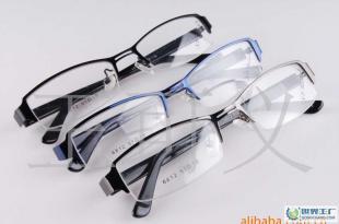 现代暴龙时尚半框眼镜架6812 多色可选，低价批发的商务与文教良伴